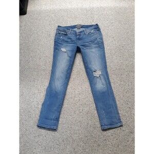 10r Torrid Mid-Rise Boyfriend Straight Leg Vintage Stretch Distressed